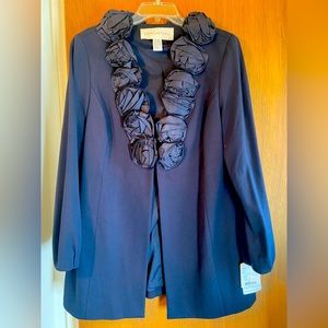 BRAND NEW Doncaster navy blue suit; size 16